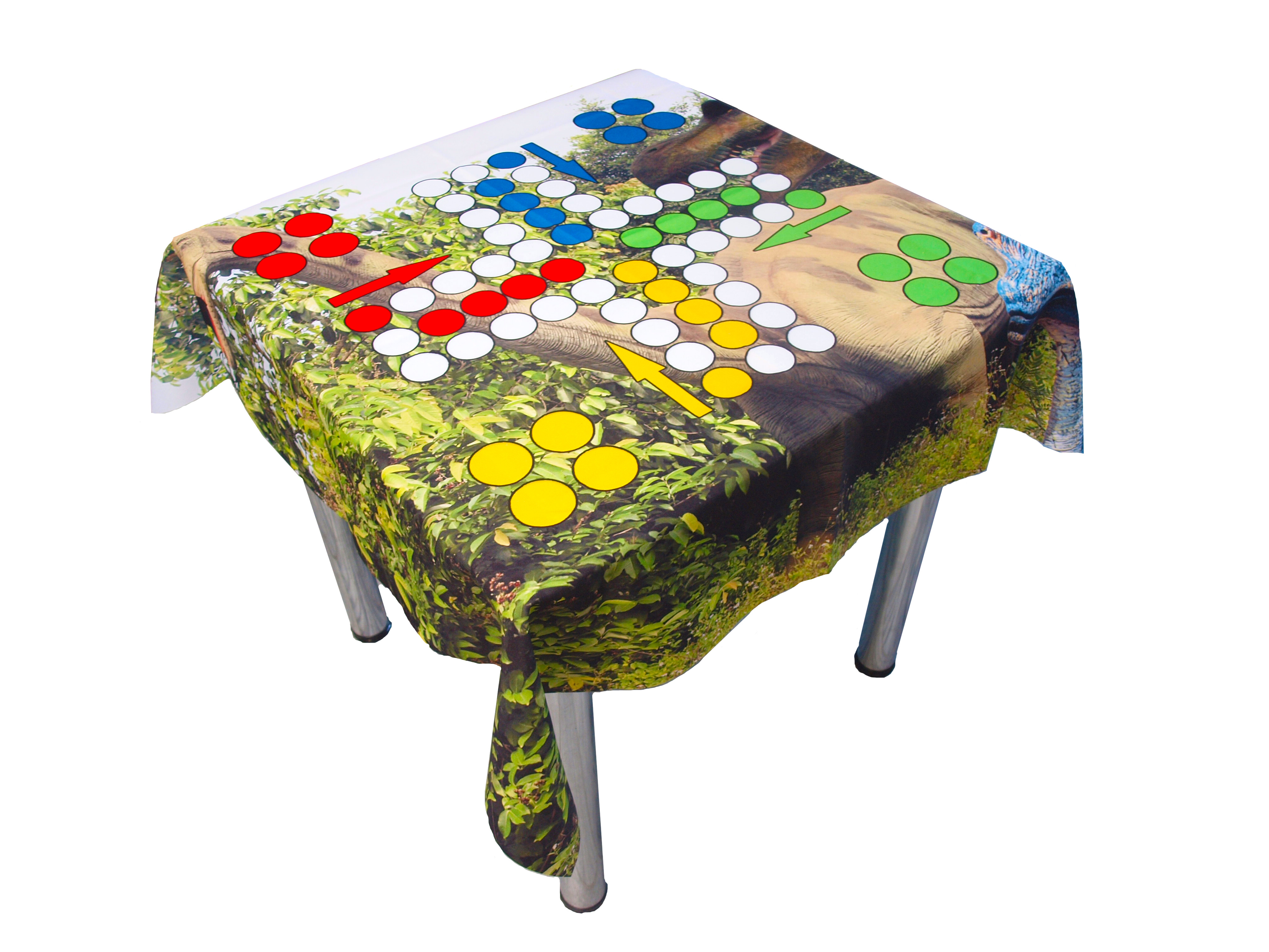 Tischdecke Würfelspiel 110x110 cm Fische