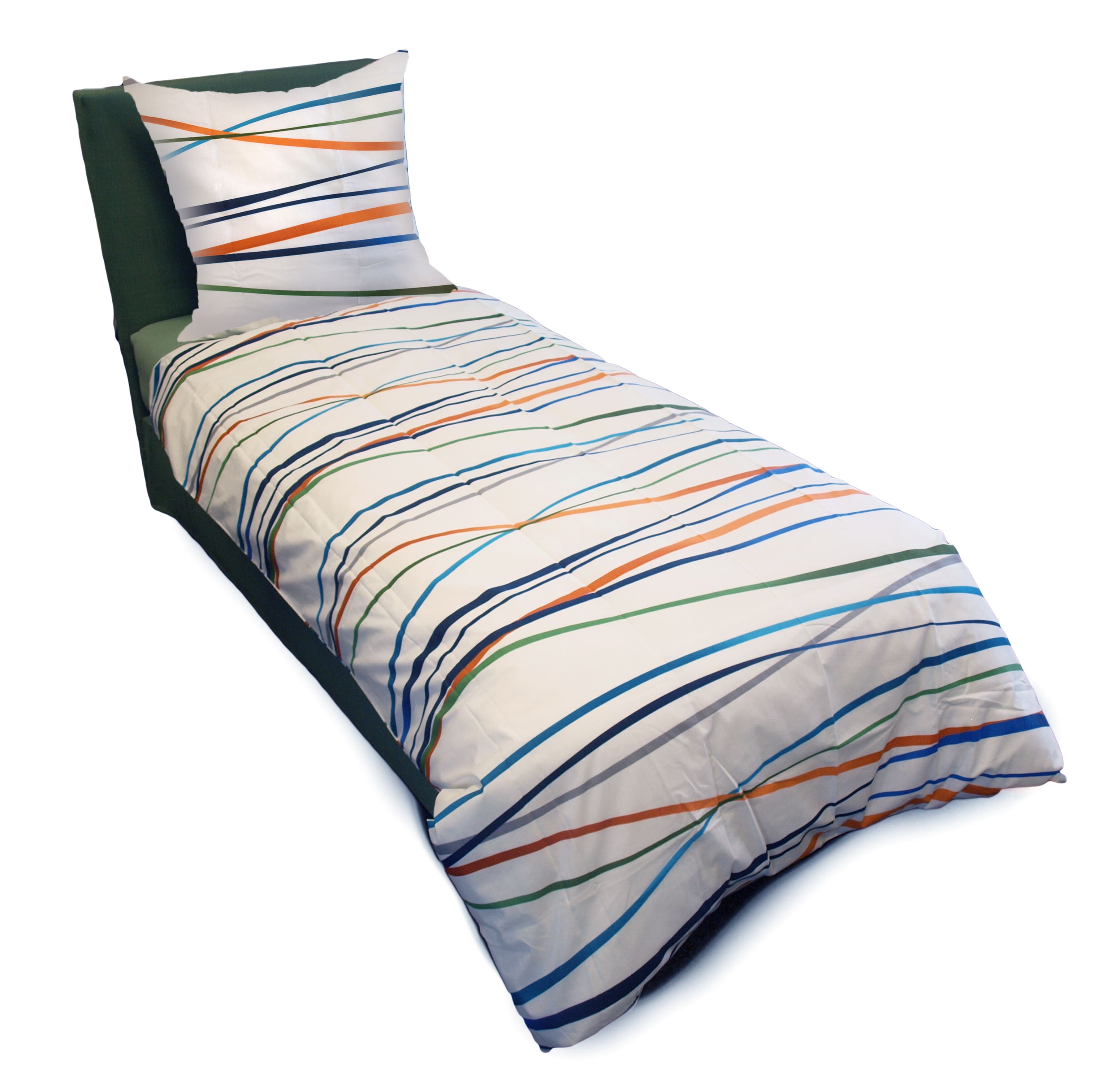 Bettwäsche Renforcé bedruckt - Bettbezug 135x200 cm 0020 Welle