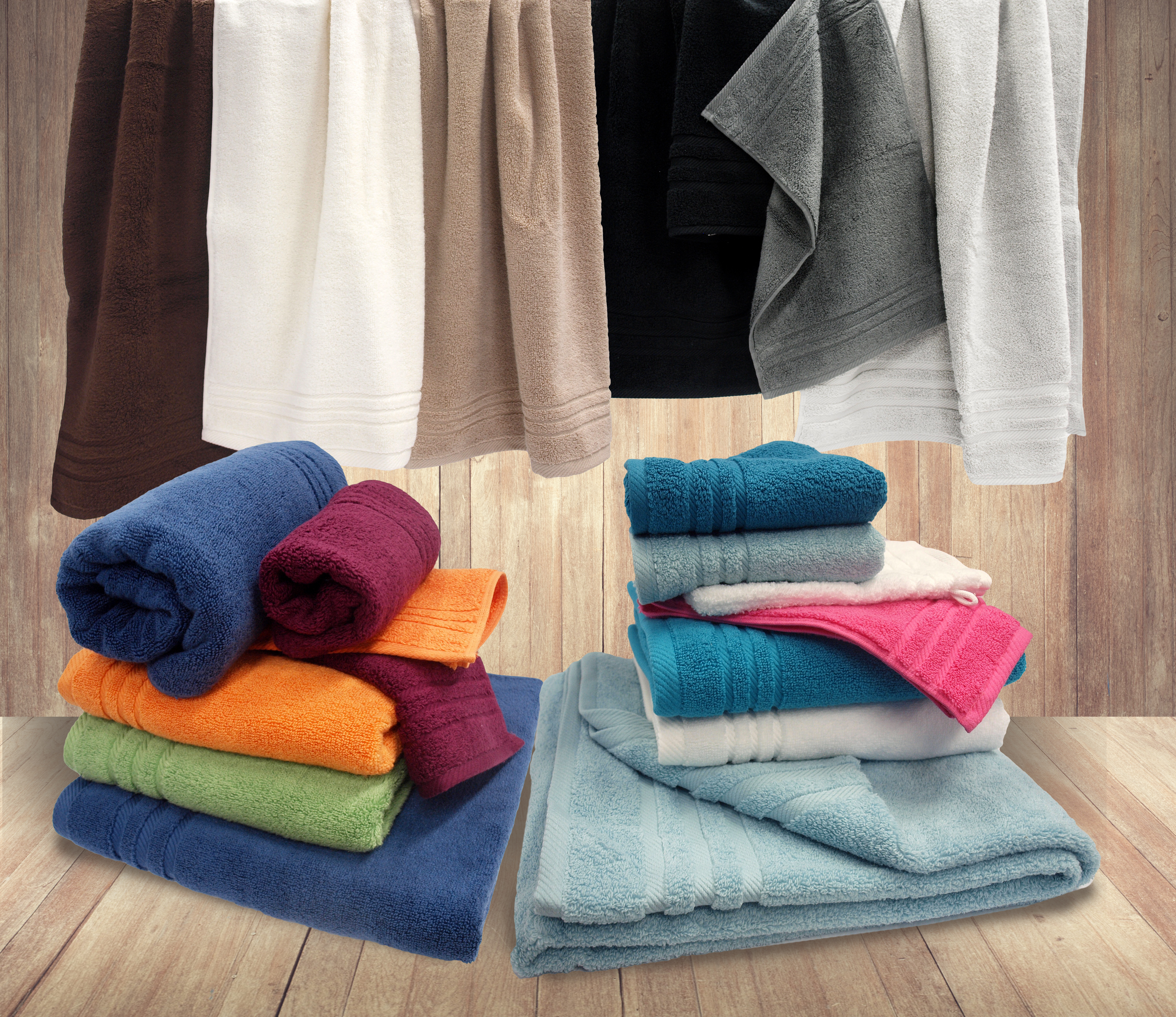 Badetuch Super-Soft Baumwolle 100x150 cm 63325_orange