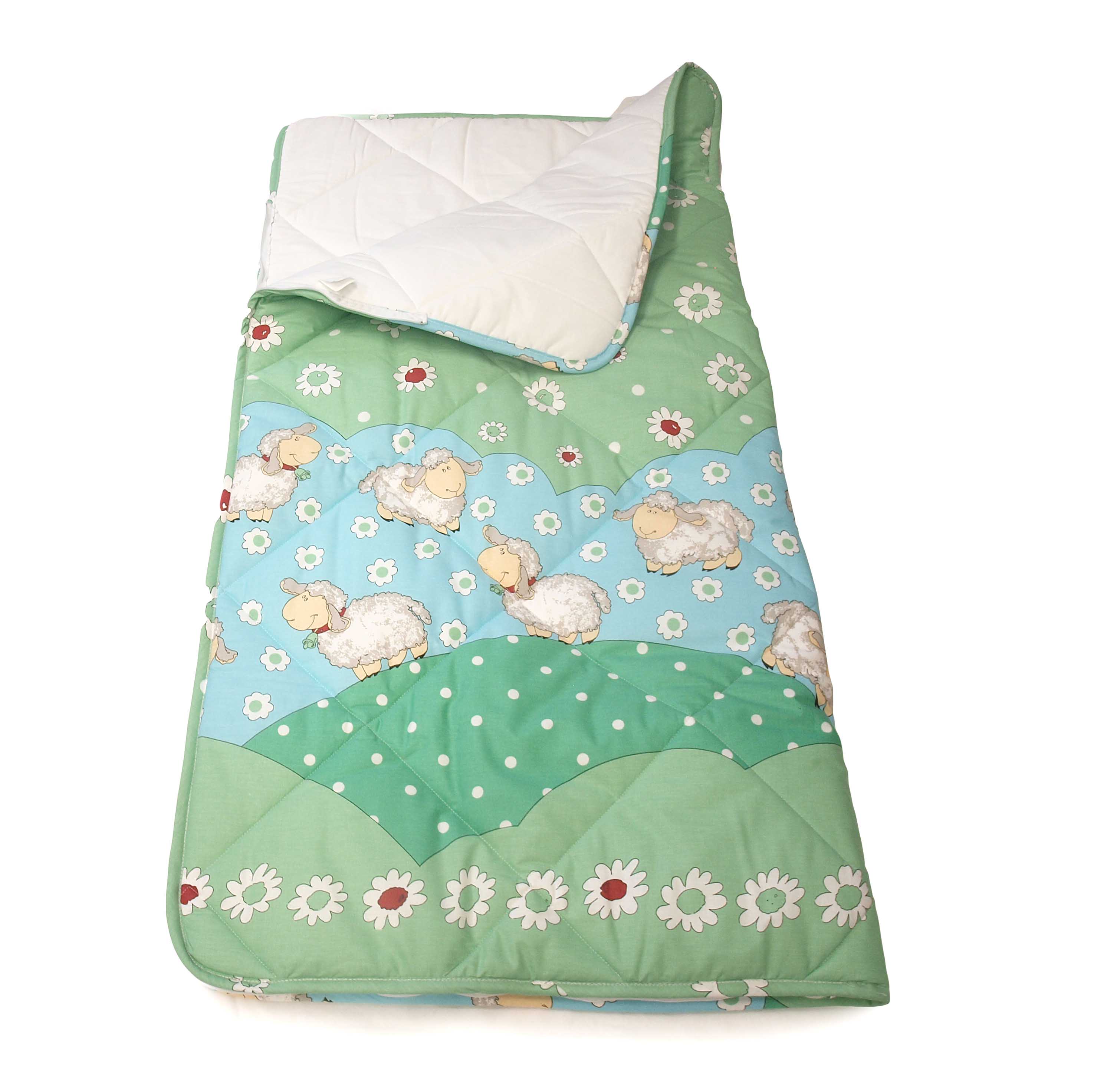 Kinderschlafsack 70x140 cm Schaf mint