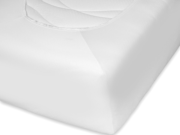 Jersey-Spannbettlaken weiß 160 g/m²
